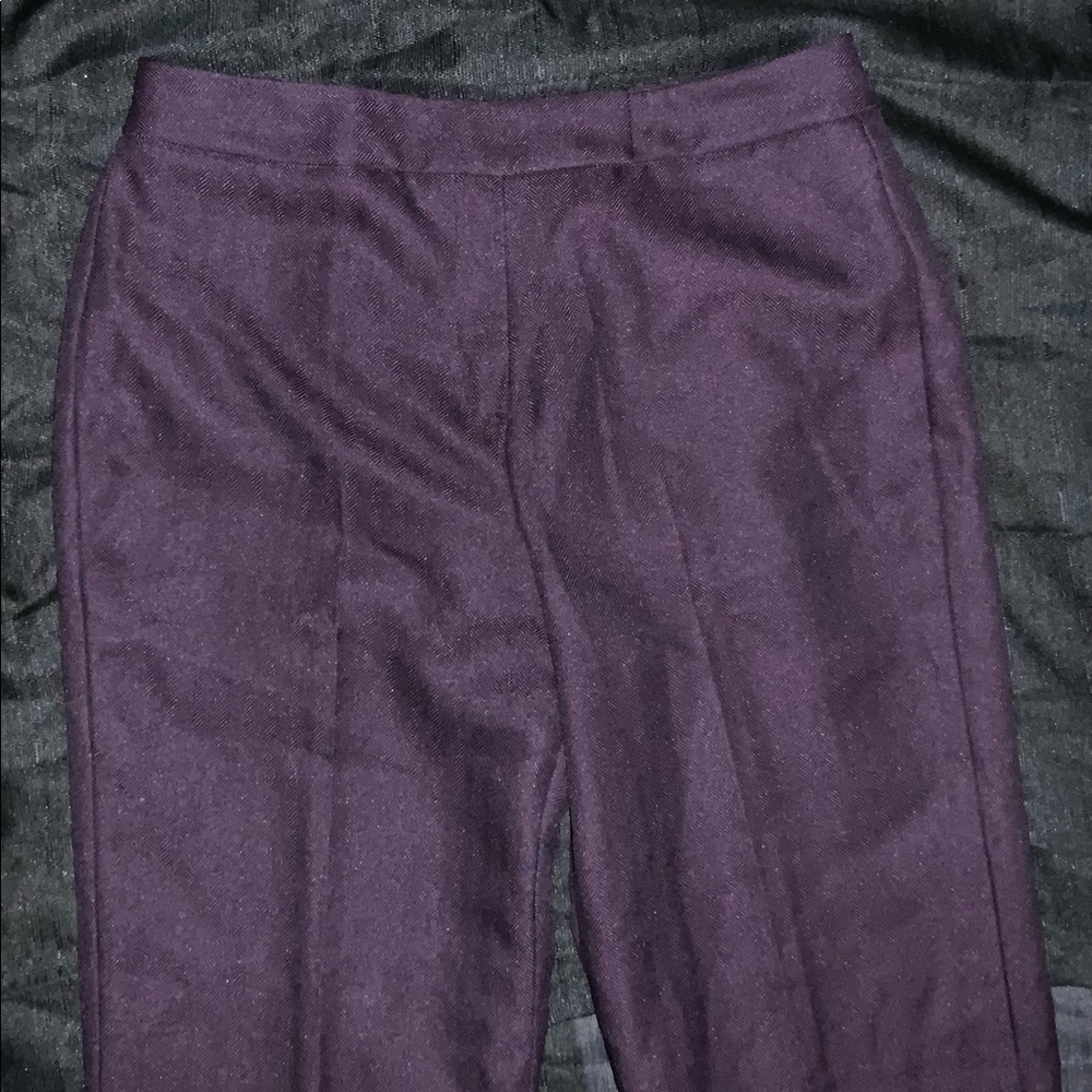 Larry Levine “Levine Classics” purple trousers, size 6